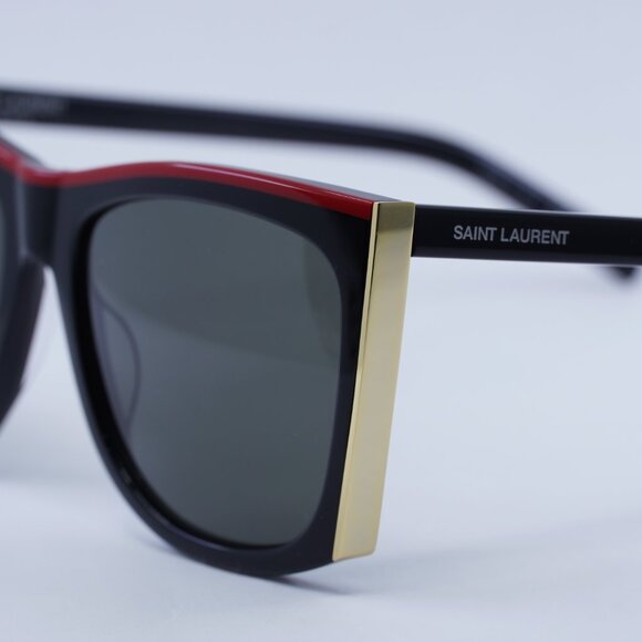 ?️ New Saint Laurent SL539 PALOMA 001 Sunglasses - Black Frame, Grey Lenses